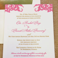 affordable letterpress wedding invitations