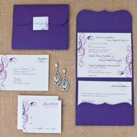 Incorporating your color palette into your wedding invitations