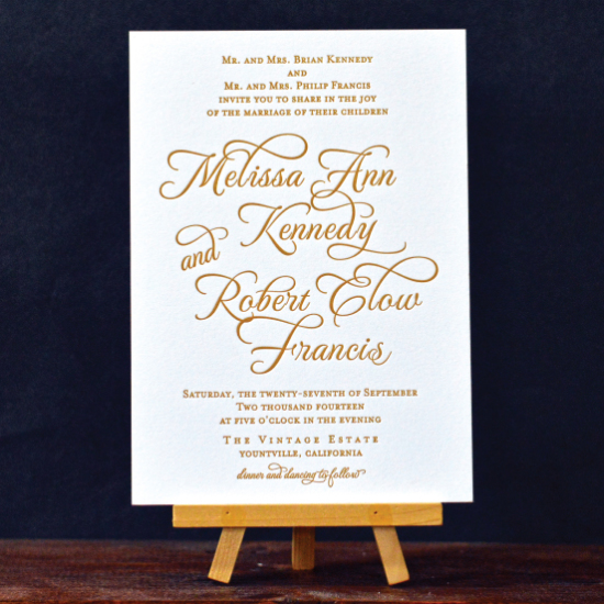 southern-inspired wedding invitation