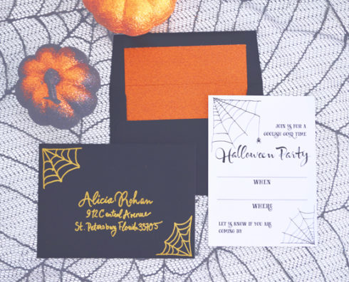 Halloween free printable invitations