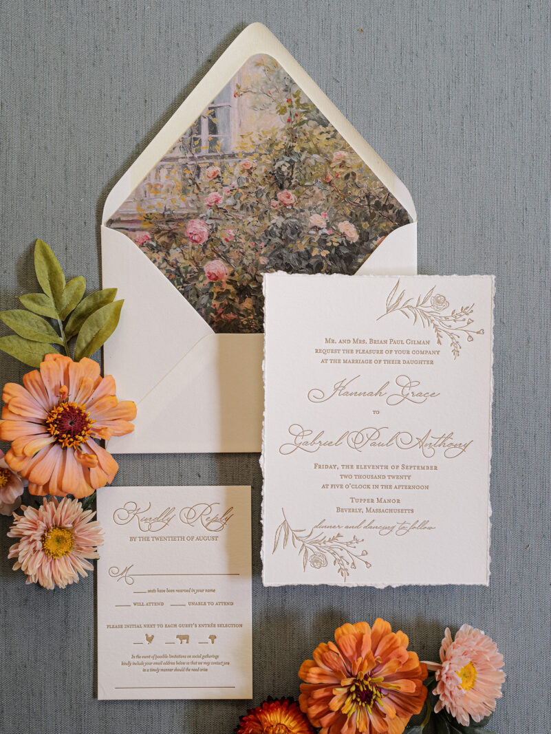 Ap Style Invitation Guide A&P Designs affordable letterpress wedding invitations