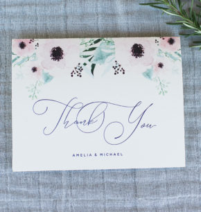 southern floral wedding invitation
