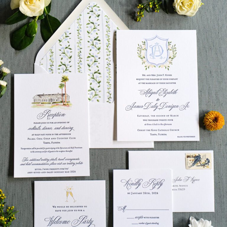 custom wedding invitations tampa bay